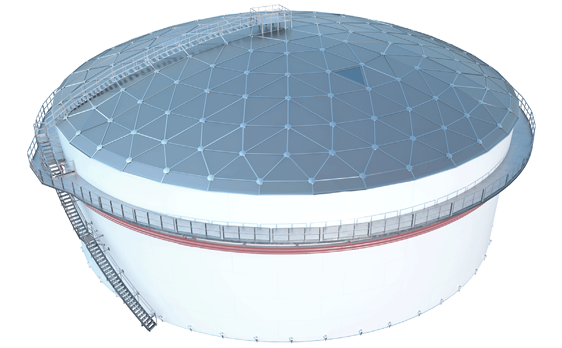 Reliable Storage Tank Solutions with Äager GmbH's Aluminum Dome