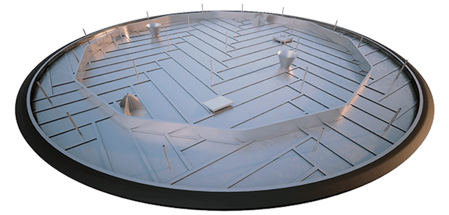 Storagetech  Self-Supported Lightweight Storage Tank Roofs with