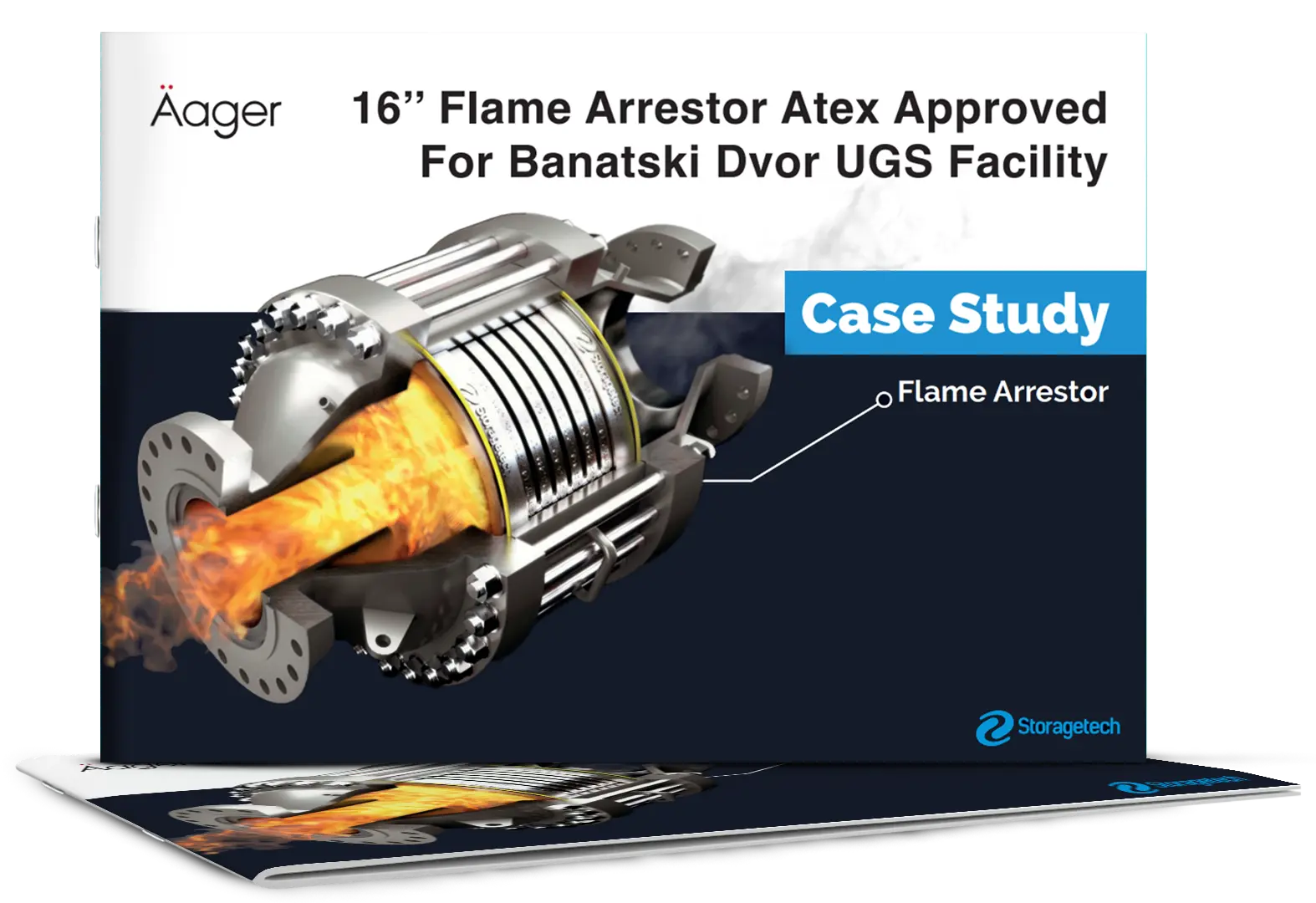 16" Flame arrestor Atex Approved For Banatski Dvor UGS Facility 11
