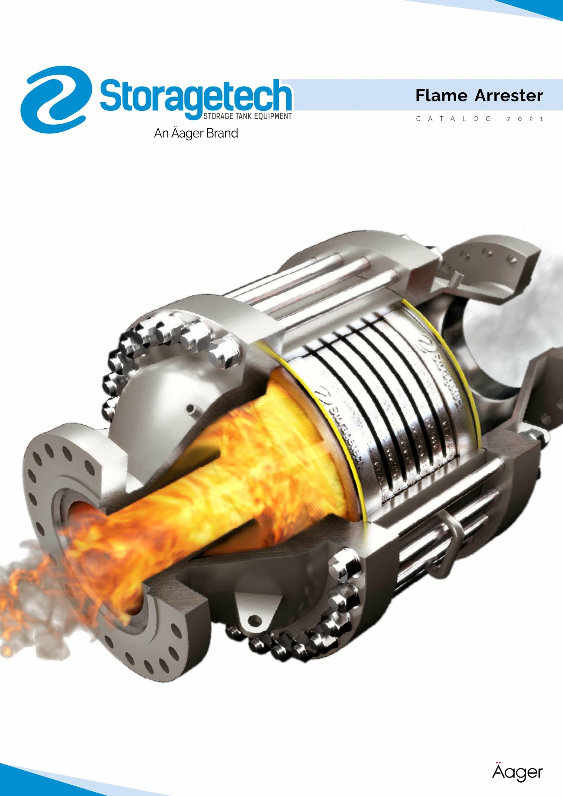 End-of-line, with Automatic Opening Hood, Deflagration Flame Arrestor 14