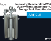 Depolama Tankı Vanaları için Hava ve Gaz Emici 19 Improving Demineralized Water Quality