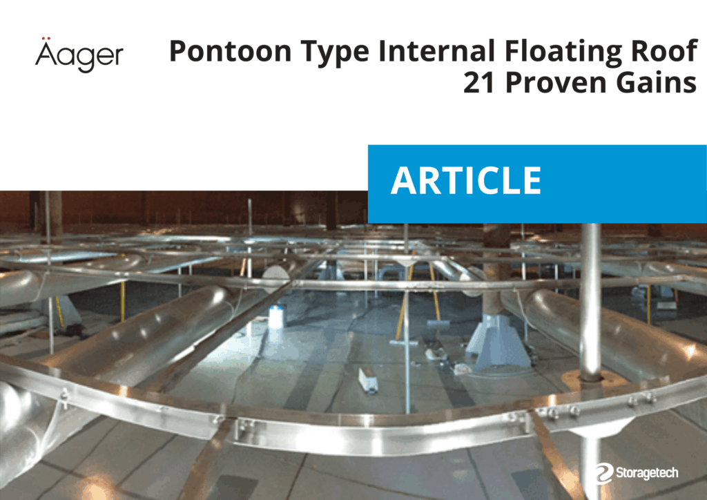 Pontoon Type Internal Floating Roof 21 Proven Gains