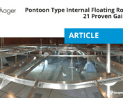 Megafloat™ Tam Temaslı Dahili Yüzer Tavan 15 Pontoon Type Internal Floating Roof 21 Proven Gains