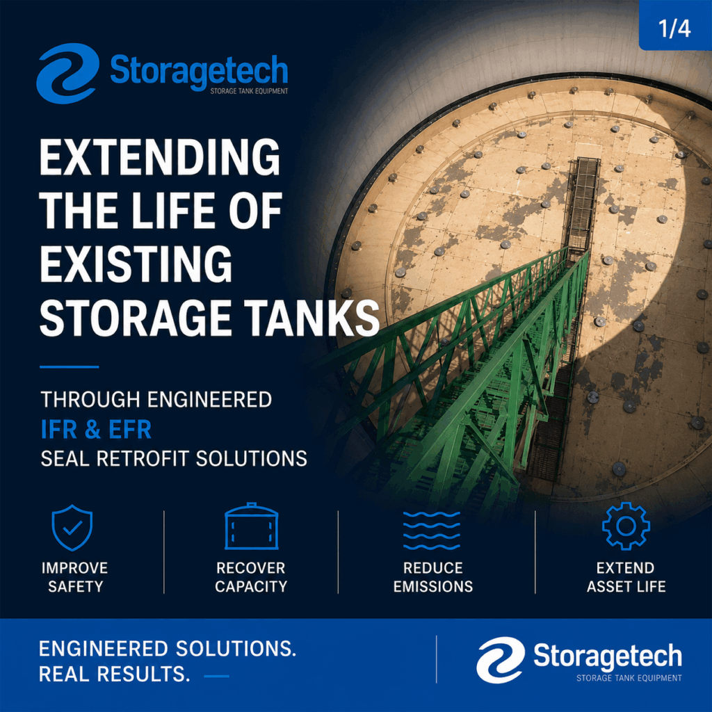 Extending the Life of Existing Storage Tanks Through Engineered IFR & EFR Seal Retrofit Solutions 10 Extending the Life of Existing Storage Tanks Through Engineered IFR & EFR Seal Retrofit Solutions 10