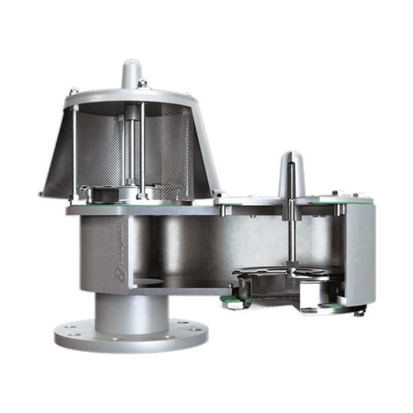 Pressure Vacuum Relief Valve Top mounted, endofline, weightloaded Storagetech™ World