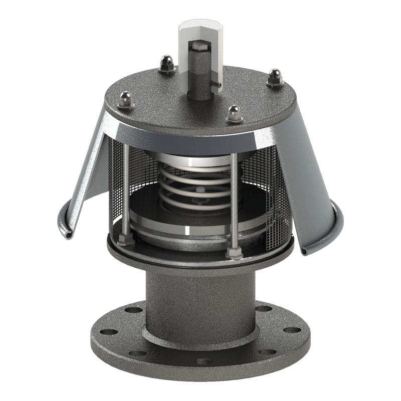 Pressure Relief Valve End of line, spring loaded Storagetech™ World